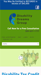 Mobile Screenshot of disabilitydreams.ca